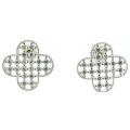 Buena calidad y Fashion Lady Jewelry 3A CZ 925 pendiente de plata (E6525)